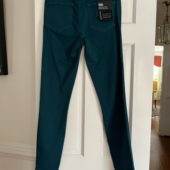 Paige forest green Verdugo ankle mid-rise ultra skinny jeans -NWT. ❤️ - Picture 3 of 8
